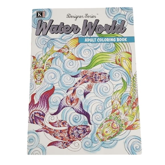 NEW Kappa Designer Series Adult Coloring Books Animals Butterflies/Fish Bundle 2 - Picture 3 of 5